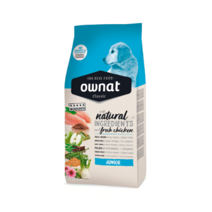 ownat classic junior 4kg pienso para cachorros con carne fresca y alta digestibilidad
