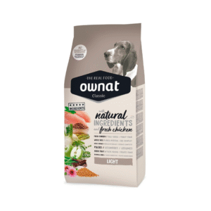 ownat classic light 12kg pienso bajo en grasas para perros con sobrepeso o baja actividad