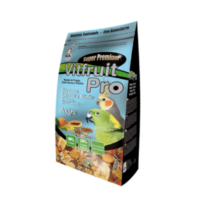 vitfruit pro super premium mezcla de frutas y frutos secos para loros, agapornis y ninfas
