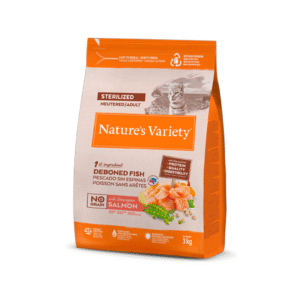 nature's variety selected adult salmón noruego 3kg pienso sin cereales de alta gama para perros